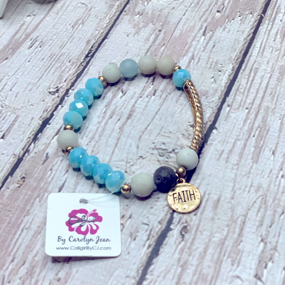 Caligirl, Faith Charm Bracelet